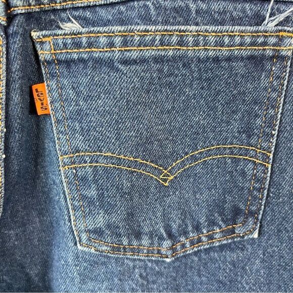 Vintage 80s Levi's Misses Orange Tab Straight Leg High Rise Jeans - Picture 12 of 13